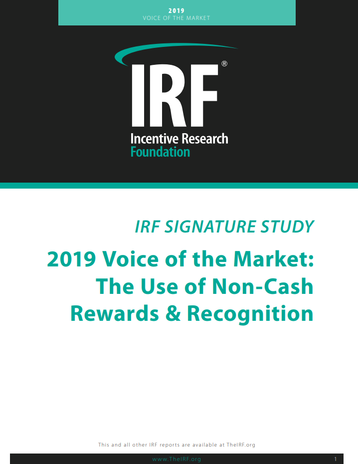IRF 2019 Voice of Market Study