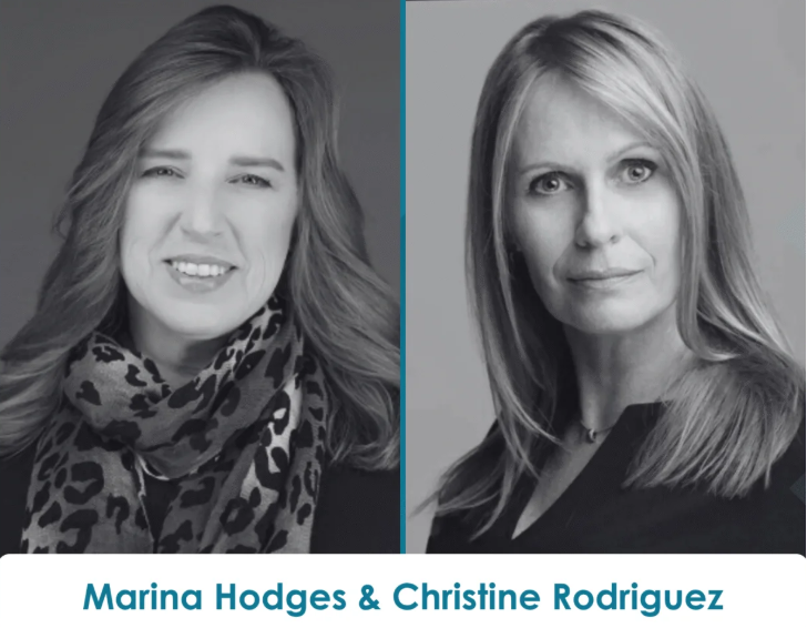 Marina Hodges and Christine Rodriguez